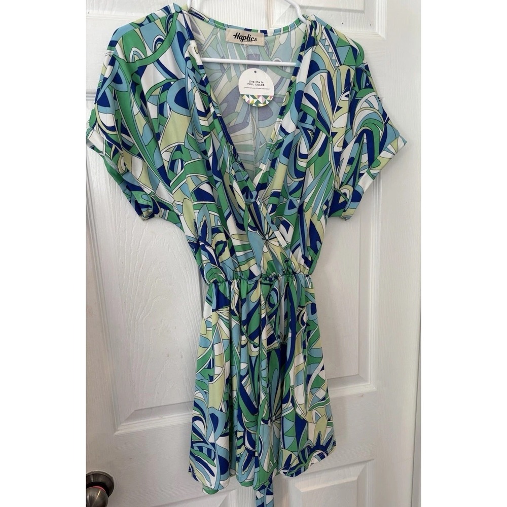 haptics by holly harper Women's Romper Size M ‎ Tye Waist